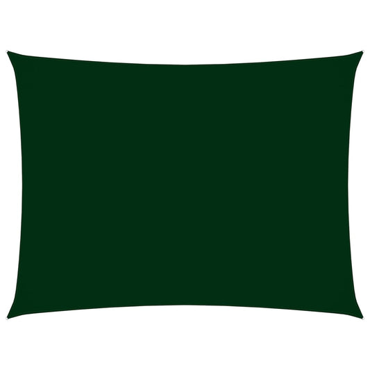 vidaXL Voile de parasol tissu oxford rectangulaire 2,5x4,5m vert foncé