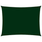 vidaXL Voile de parasol tissu oxford rectangulaire 2,5x4,5m vert foncé