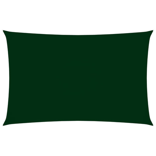 vidaXL Voile de parasol tissu oxford rectangulaire 3x6 m vert foncé