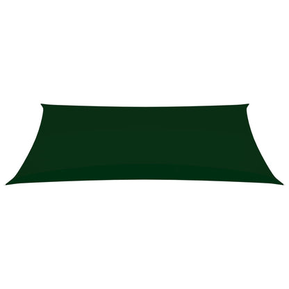 vidaXL Voile de parasol tissu oxford rectangulaire 3x6 m vert foncé