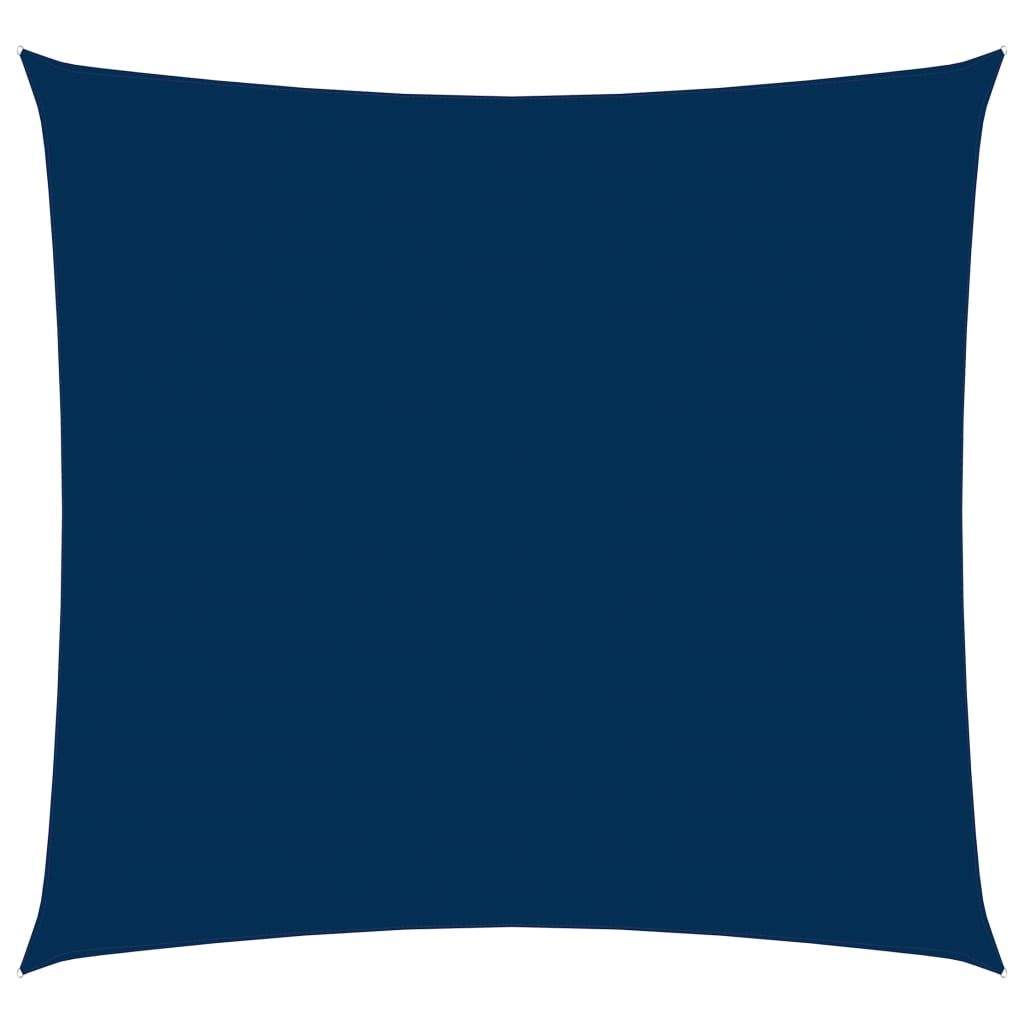 vidaXL Voile de parasol tissu oxford carré 2,5x2,5 m bleu