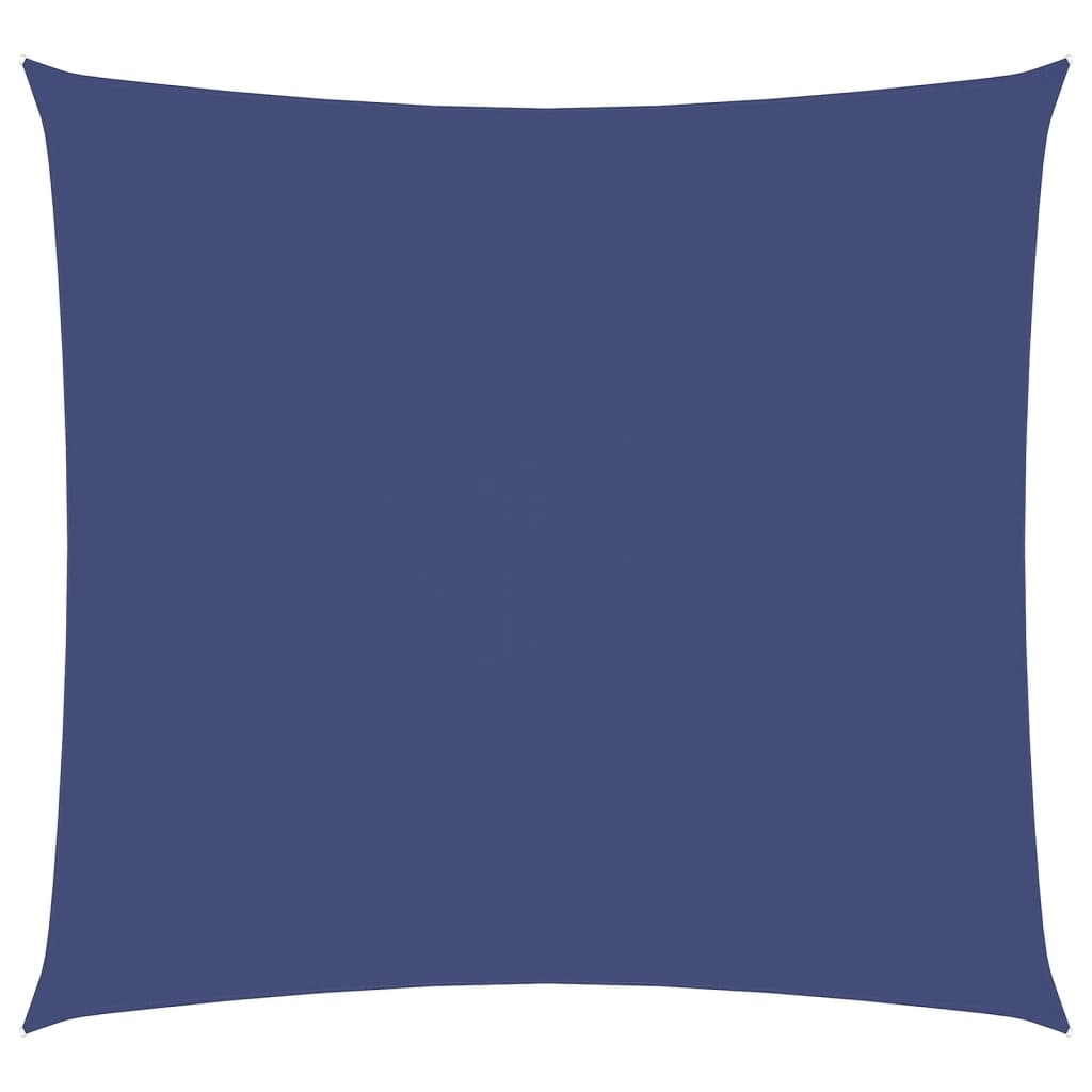 vidaXL Voile de parasol tissu oxford carré 4x4 m bleu