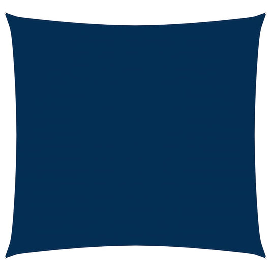 vidaXL Voile de parasol tissu oxford carré 5x5 m bleu