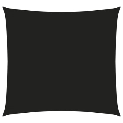 vidaXL Voile de parasol tissu oxford carré 2,5x2,5 m noir