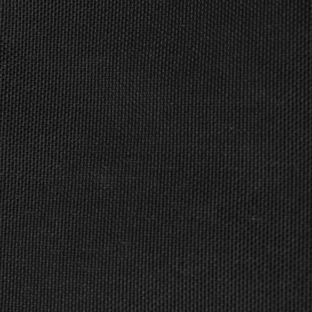 vidaXL Voile de parasol tissu oxford carré 2,5x2,5 m noir