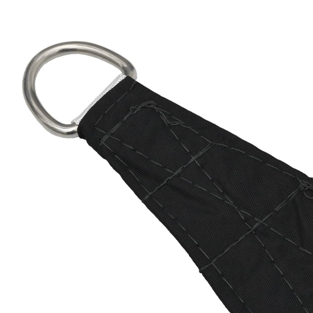 vidaXL Voile de parasol tissu oxford carré 5x5 m noir
