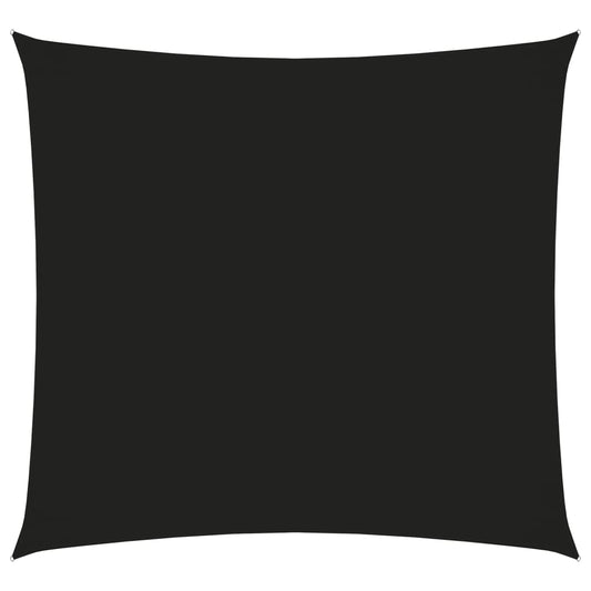 vidaXL Voile de parasol tissu oxford carré 6x6 m noir