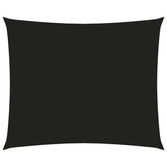 vidaXL Voile de parasol tissu oxford rectangulaire 2x3 m noir