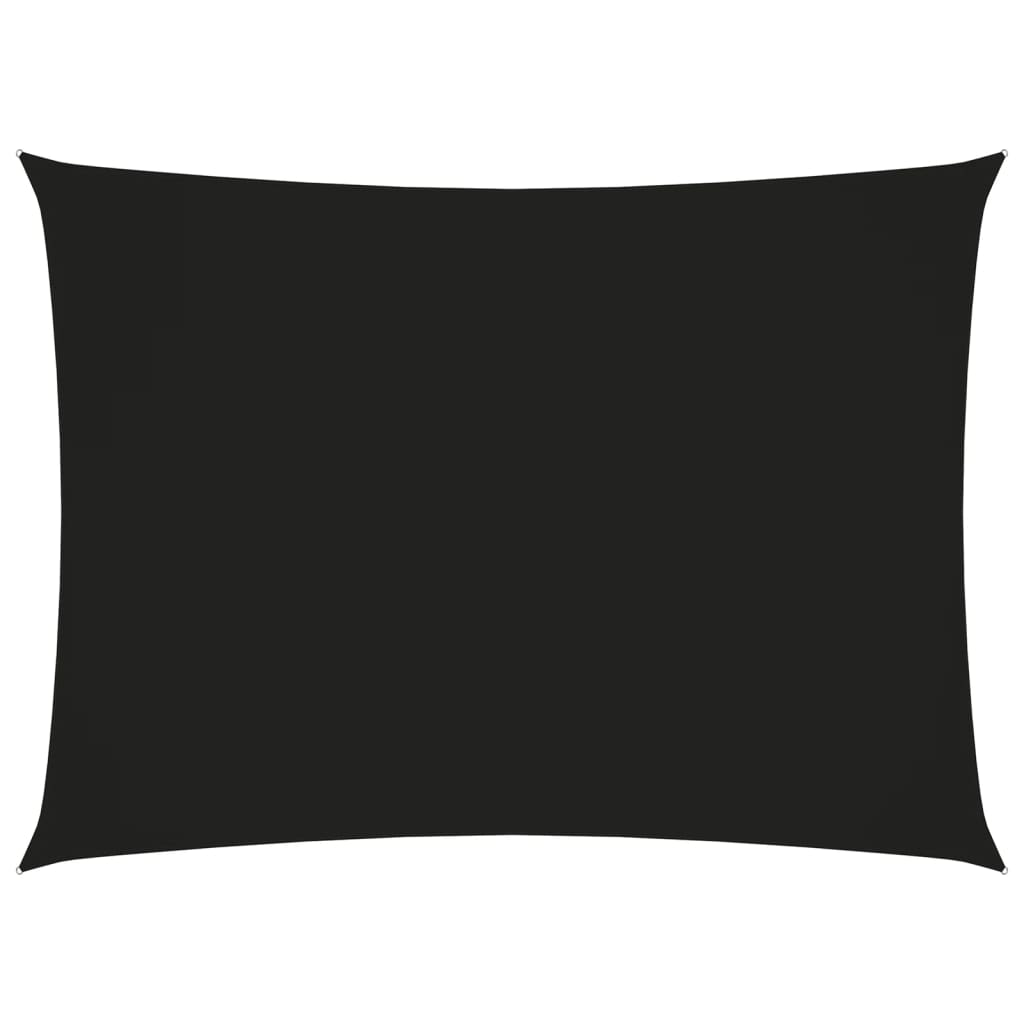 vidaXL Voile de parasol tissu oxford rectangulaire 2x3,5 m noir