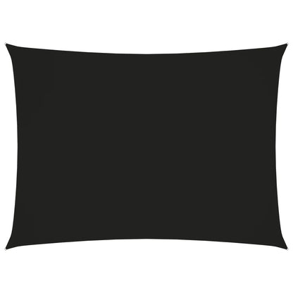 vidaXL Voile de parasol tissu oxford rectangulaire 2x3,5 m noir