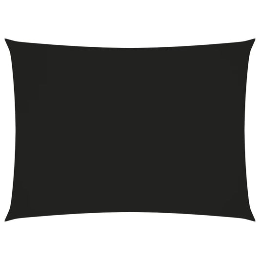 vidaXL Voile de parasol tissu oxford rectangulaire 2x3,5 m noir
