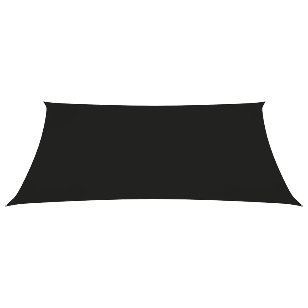 vidaXL Voile de parasol tissu oxford rectangulaire 2x3,5 m noir