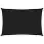 vidaXL Voile de parasol tissu oxford rectangulaire 2,5x4,5 m noir
