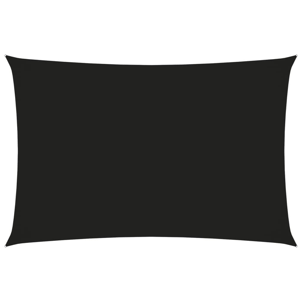 vidaXL Voile de parasol tissu oxford rectangulaire 2,5x5 m noir