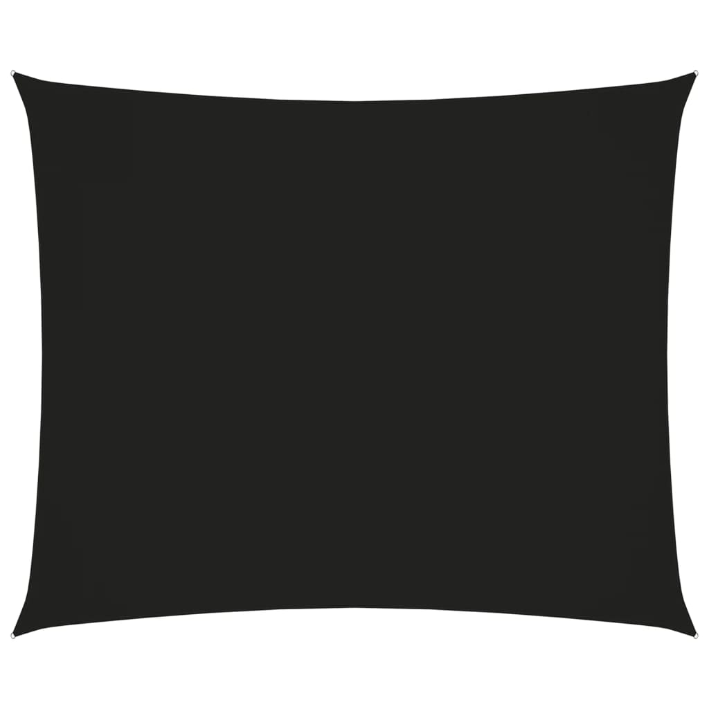 vidaXL Voile de parasol tissu oxford rectangulaire 3x4 m noir