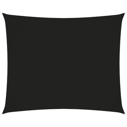 vidaXL Voile de parasol tissu oxford rectangulaire 3x4 m noir