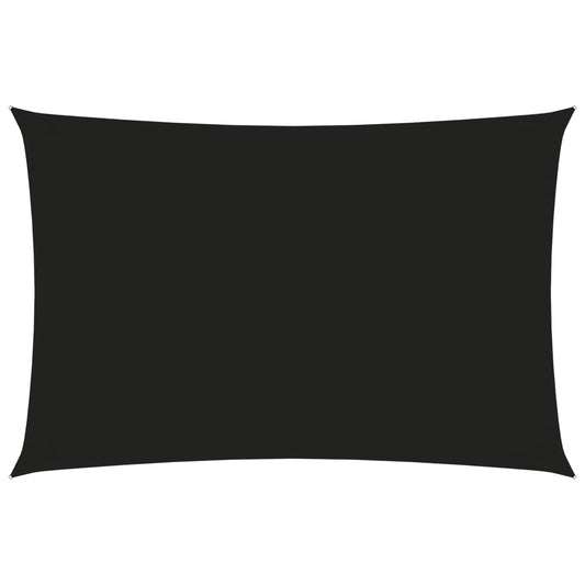 vidaXL Voile de parasol tissu oxford rectangulaire 3x5 m noir