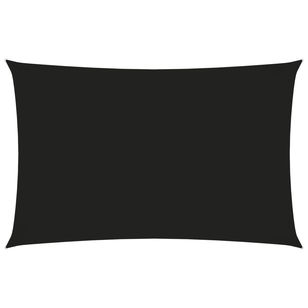 vidaXL Voile de parasol tissu oxford rectangulaire 3x6 m noir