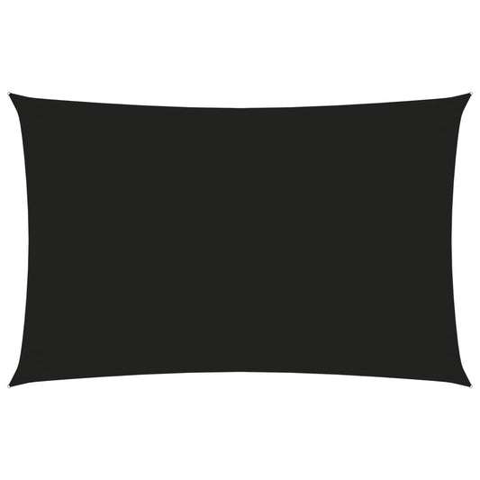 vidaXL Voile de parasol tissu oxford rectangulaire 3x6 m noir