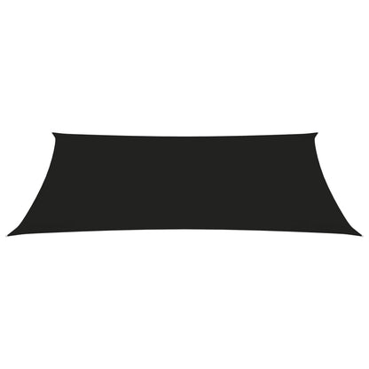 vidaXL Voile de parasol Tissu Oxford rectangulaire 4x6 m noir