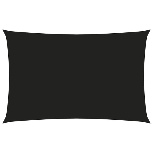 vidaXL Voile de parasol tissu oxford rectangulaire 4x7 m noir