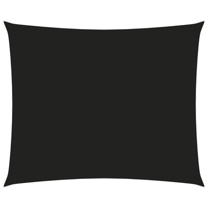 vidaXL Voile de parasol tissu oxford rectangulaire 5x6 m noir
