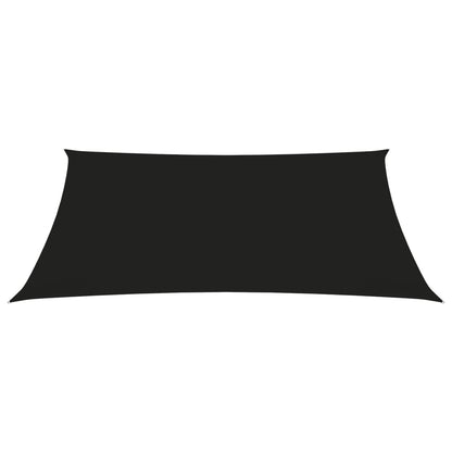 vidaXL Voile de parasol tissu oxford rectangulaire 5x6 m noir