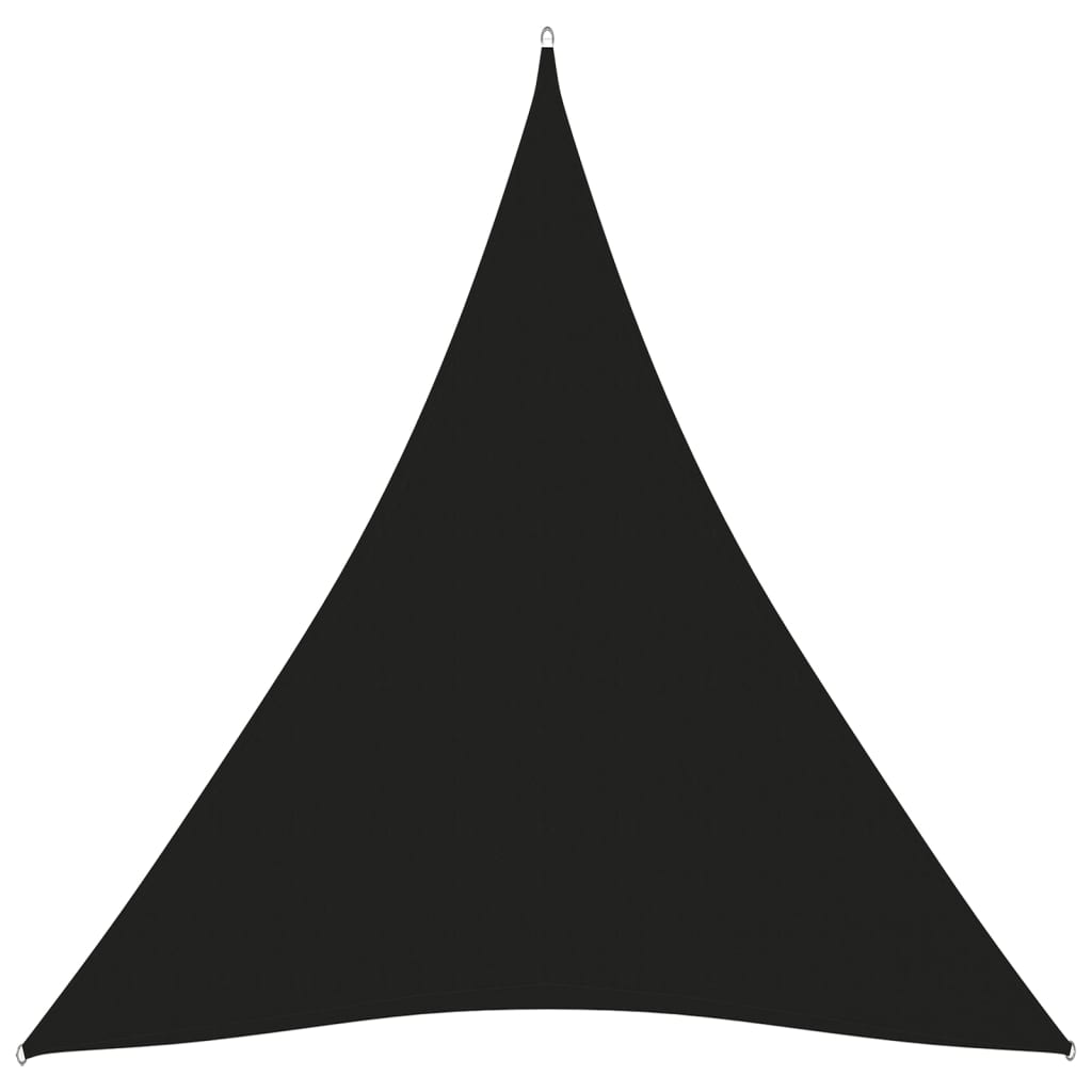 vidaXL Voile de parasol tissu oxford triangulaire 3x4x4 m noir