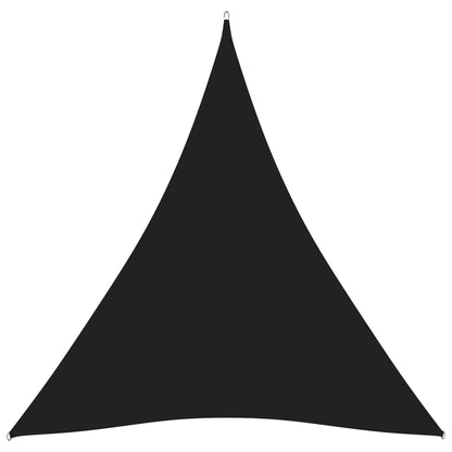 vidaXL Voile de parasol tissu oxford triangulaire 3x4x4 m noir