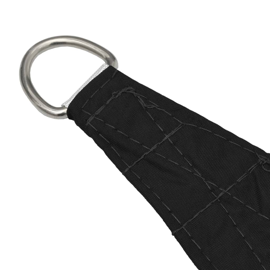vidaXL Voile de parasol tissu oxford triangulaire 3x4x4 m noir