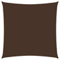 vidaXL Voile de parasol tissu oxford carré 6x6 m marron