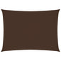 vidaXL Voile de parasol tissu oxford rectangulaire 2x3,5 m marron