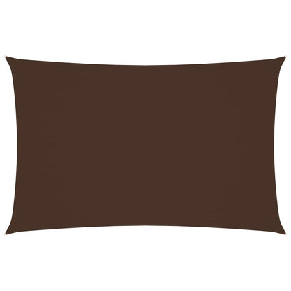 vidaXL Voile de parasol tissu oxford rectangulaire 2x5 m marron