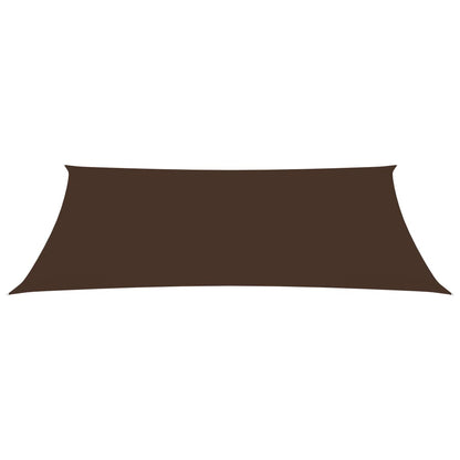 vidaXL Voile de parasol tissu oxford rectangulaire 2x5 m marron