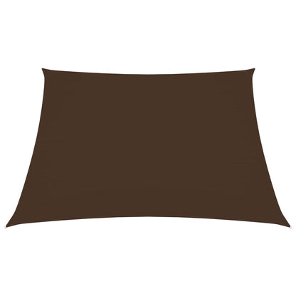 vidaXL Voile de parasol tissu oxford rectangulaire 2,5x3 m marron