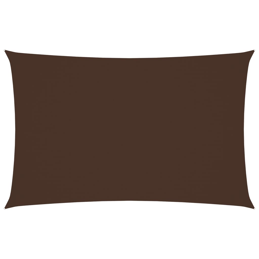 vidaXL Voile de parasol tissu oxford rectangulaire 2,5x5 m marron