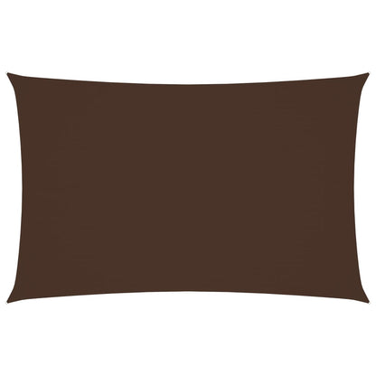vidaXL Voile de parasol tissu oxford rectangulaire 2,5x5 m marron