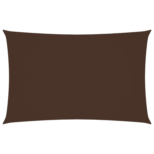 vidaXL Voile de parasol tissu oxford rectangulaire 2,5x5 m marron