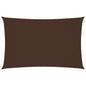vidaXL Voile de parasol tissu oxford rectangulaire 2,5x5 m marron