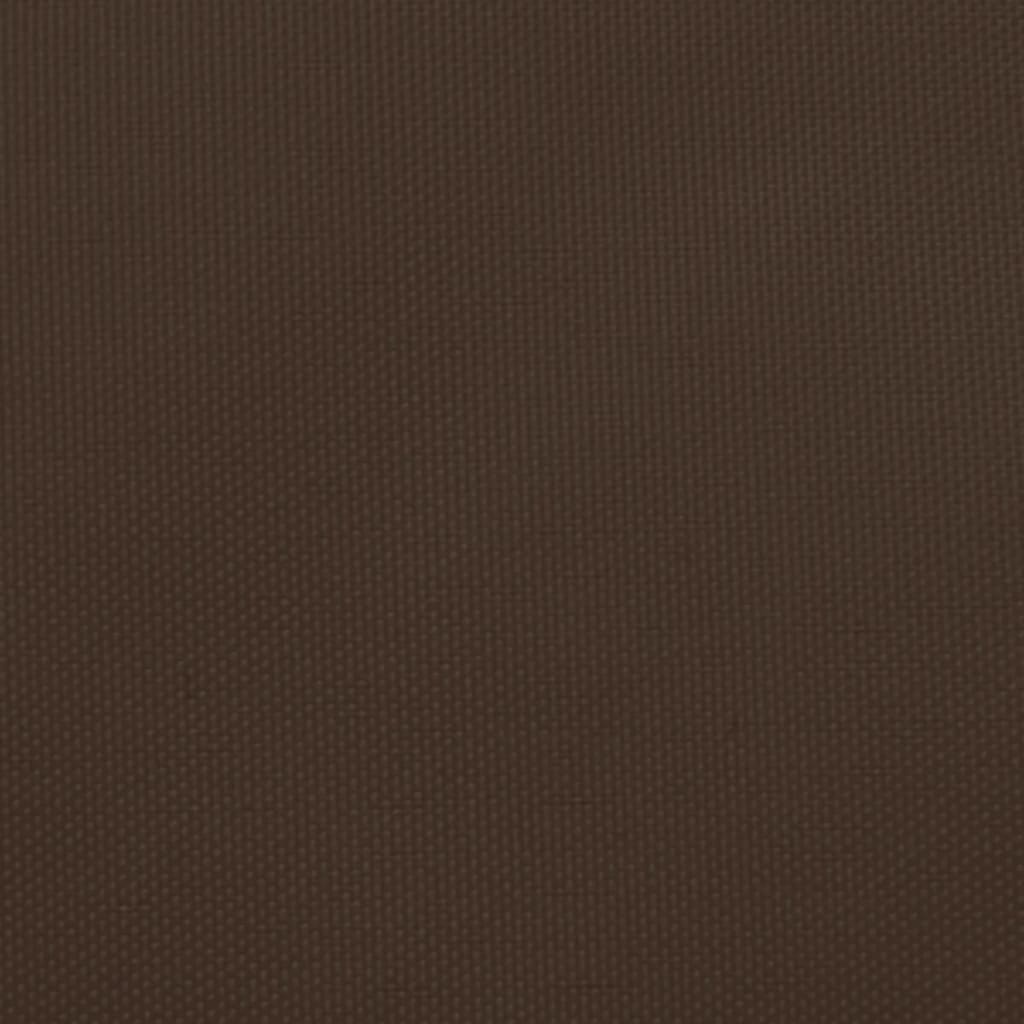 vidaXL Voile de parasol tissu oxford rectangulaire 3,5x5 m marron