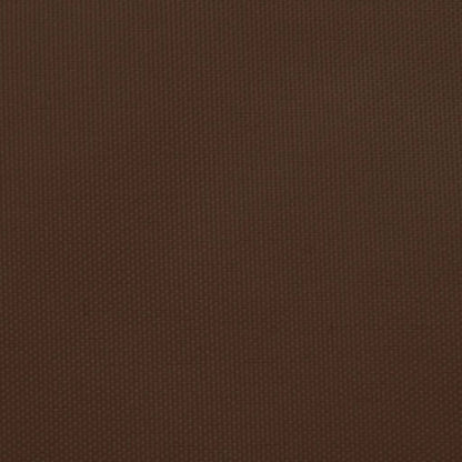 vidaXL Voile de parasol tissu oxford rectangulaire 3,5x5 m marron