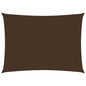 vidaXL Voile de parasol tissu oxford rectangulaire 4x5 m marron