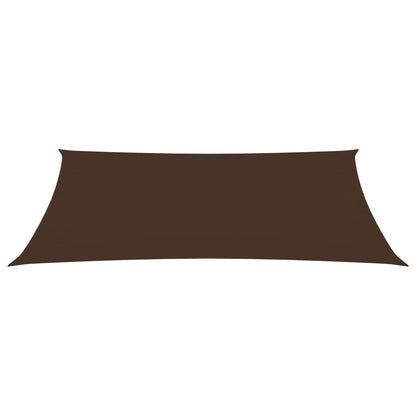 vidaXL Voile de parasol tissu oxford rectangulaire 4x7 m marron