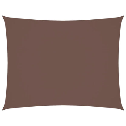 vidaXL Voile de parasol tissu oxford rectangulaire 5x7 m marron