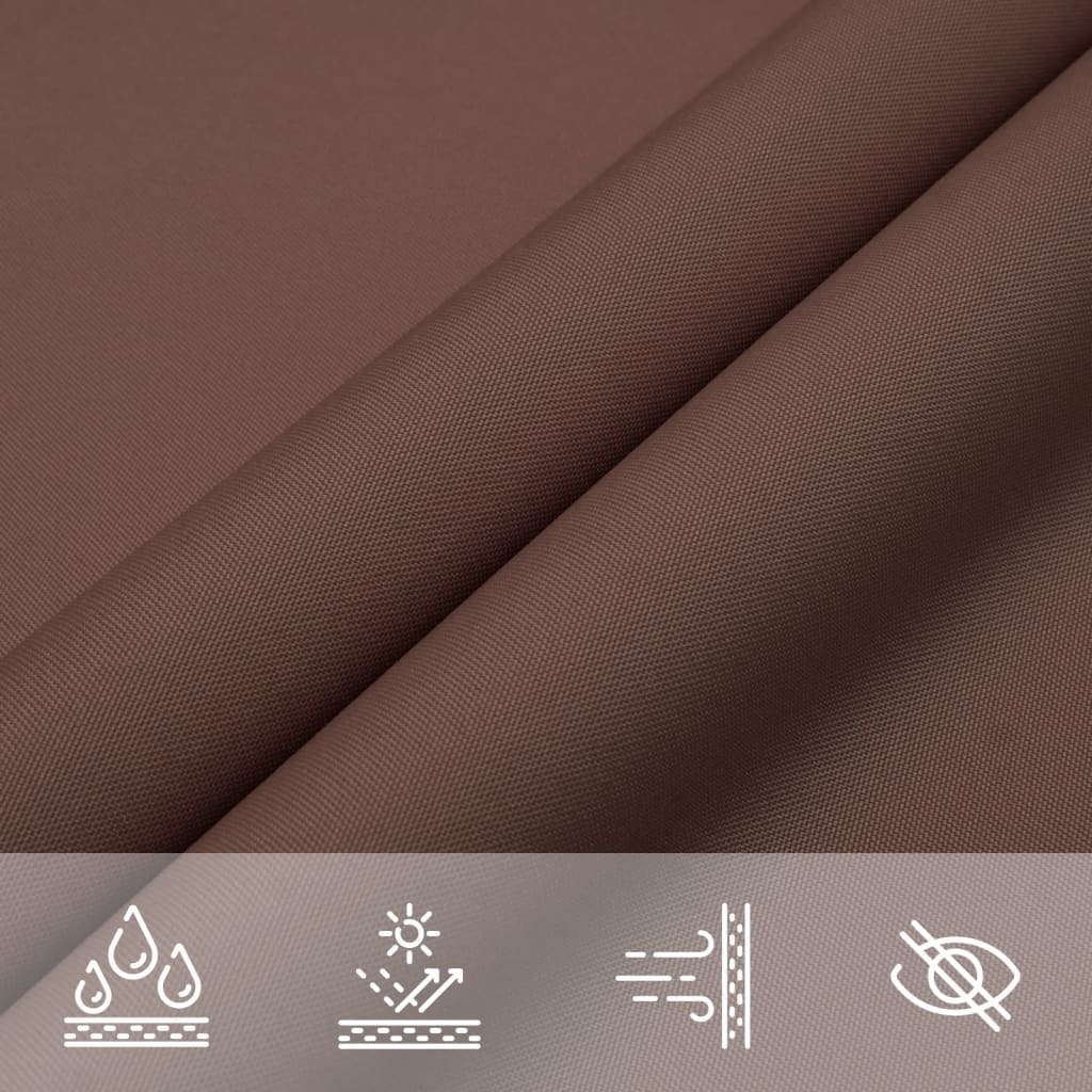vidaXL Voile de parasol tissu oxford rectangulaire 5x7 m marron