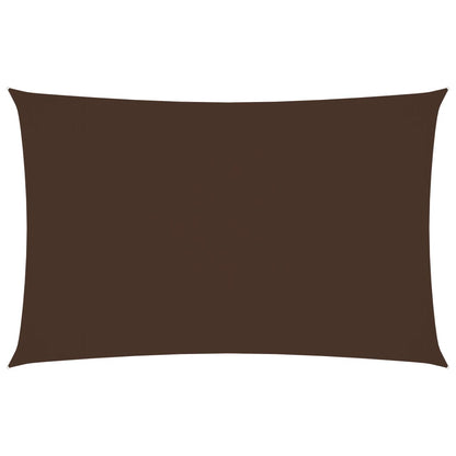 vidaXL Voile de parasol tissu oxford rectangulaire 5x8 m marron