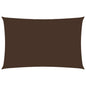 vidaXL Voile de parasol tissu oxford rectangulaire 5x8 m marron