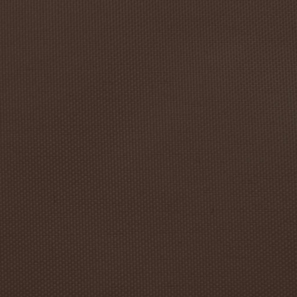 vidaXL Voile de parasol tissu oxford rectangulaire 6x7 m marron