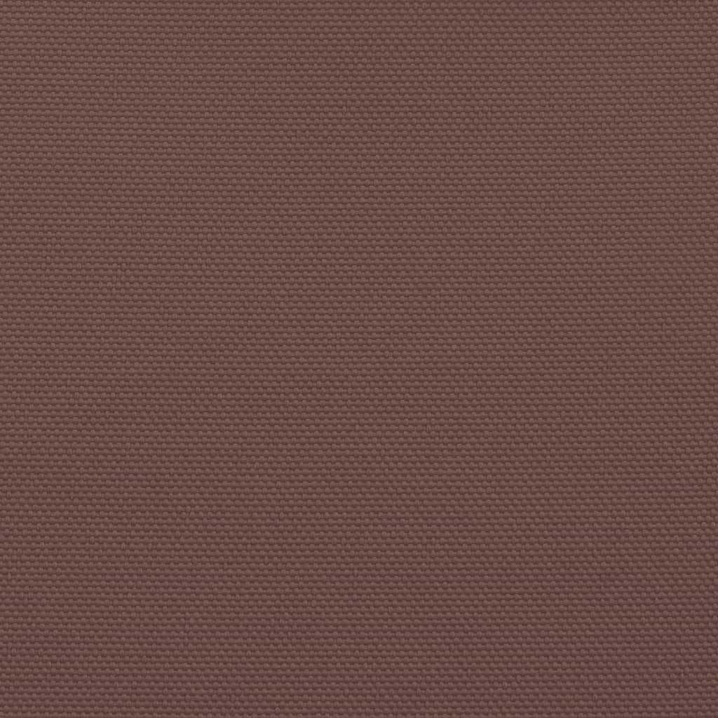vidaXL Voile de parasol tissu oxford rectangulaire 6x8 m marron
