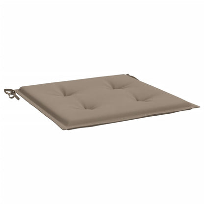vidaXL Coussins de chaise jardin lot de 6 taupe 40x40x3cm tissu oxford